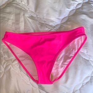 bright hot pink small bikini bottom